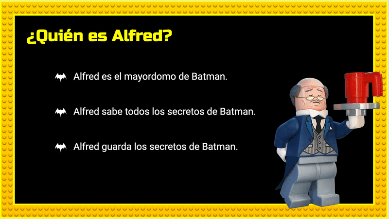 Alfred slide